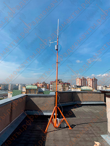 Временный мониторинг и сбор информации на базе осветительного комплекса с высотой мачты 4.2м серии ОК-1