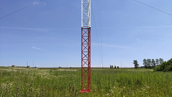 Фермная алюминиевая мачта 15 метров Призма-15 фото на сайте Радиомачты.рф